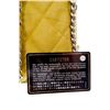 Image 9 : Chanel Yellow Quilted Leather Chain Around Bowler Bag