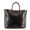 Image 3 : Prada Black Saffiano Vernice Open Convertible Large Tote Bag