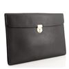 Image 3 : Gucci Vintage Black Leather Flap Portfolio Holder