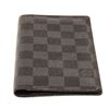 Image 4 : Louis Vuitton Black Damier Canvas Passport Cover Wallet