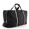 Image 1 : Chanel Black Printed Nylon Travel Line Large Duffle Bag