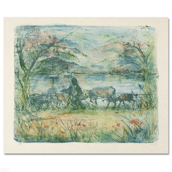 Greek Farmer by Hibel (1917-2014) by Hibel (1917-2014)