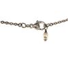 Image 3 : Chanel Neutral Silver Metal Faux Pearl Crystal CC Pendant Long Necklace