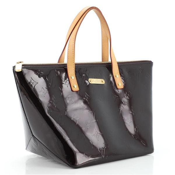 Louis Vuitton Black Monogram Vernis Leather Bellevue PM Tote Bag