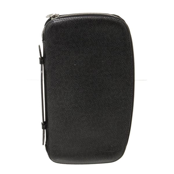 Louis Vuitton Black Leather Atoll Organizer Wallet
