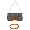 Image 1 : Louis Vuitton Brown Monogram Canvas Leather Favorite MM Bag