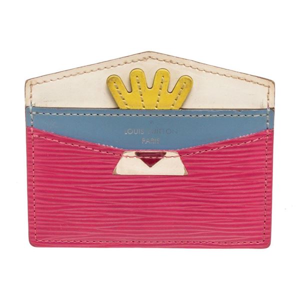 Louis Vuitton Multicolor Tribal Mask Card Holder Wallet