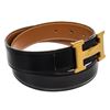 Image 4 : Hermes Black Leather Constance Belt
