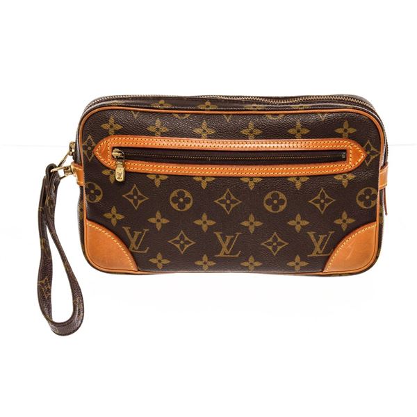 Louis Vuitton Brown Marly Dragonne Crossbody Bag