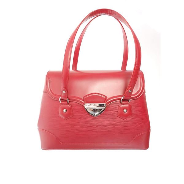 Louis Vuitton Red Epi Leather Musette Bagatelle GM Shoulder Bag