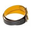 Image 3 : Hermes Black Leather Constance H Belt