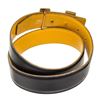 Image 5 : Hermes Black Leather Constance H Belt
