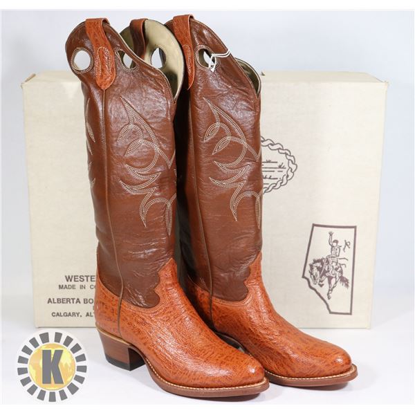 NEW MADE IN ALBERTA COWBOY BOOTS