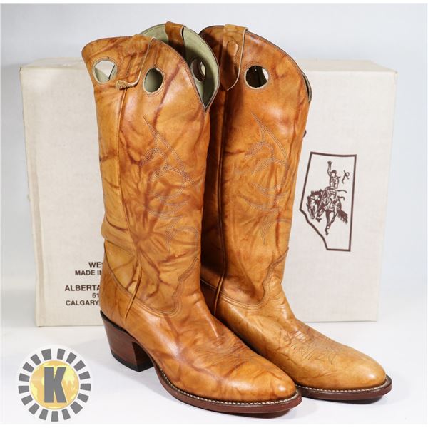 NEW MADE IN ALBERTA COWBOY BOOTS