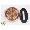 Image 2 : PURE COPPER .999 1-OZ ROUND -GEMINI