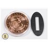 Image 1 : PURE COPPER .999 1-OZ ROUND -SCORPIO