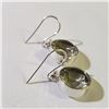 Image 2 : SILVER GREEN AMETHYST EARRINGS