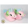 Image 1 : GIRLS UNICORN SLIPPERS 9-10