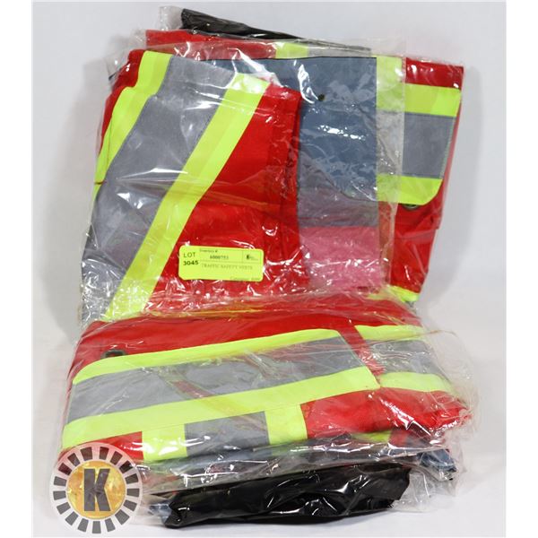 LOT OF 2 TRAFFIC SAFETY VESTS