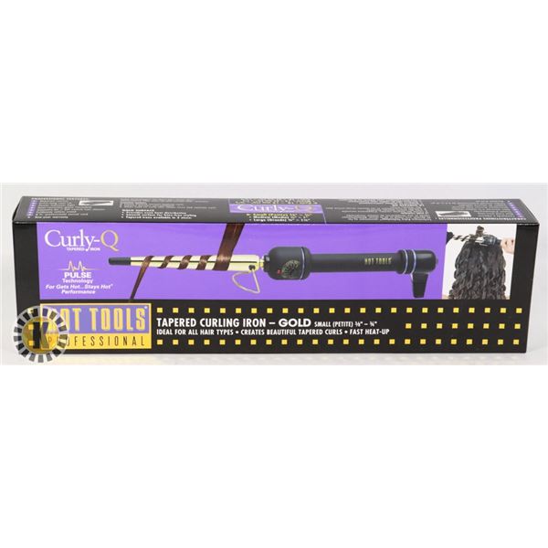 HOT TOOLS TITANIUM TAPERED CURLING IRON- SMALL