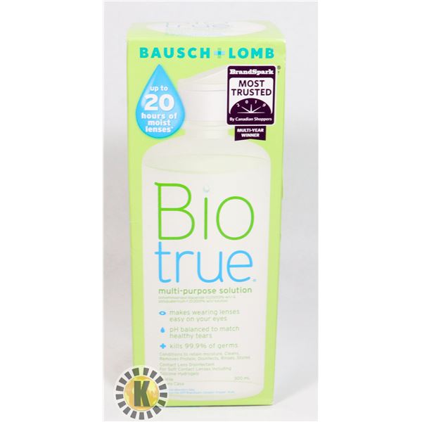 BIO TRUE CONTACT LENS SOLUTION 300ML