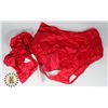 Image 1 : 3 PACK WOMENS RED PANTIES SIZE 8