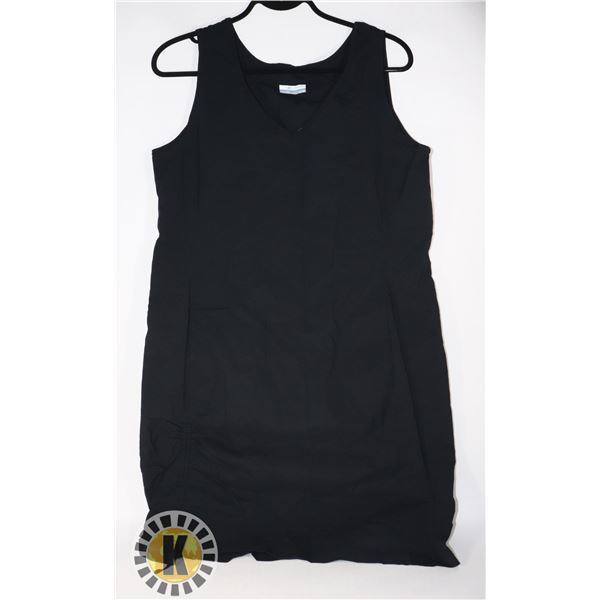 WOMENS BLACK TEE DRESS XL