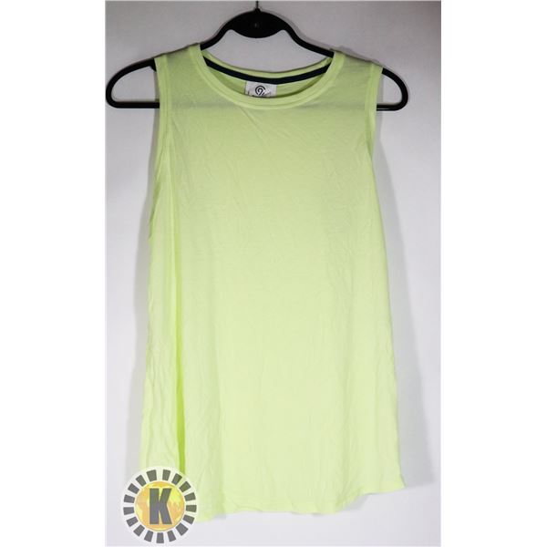 WOMENS YELLOW SPORT TANK SIZE M