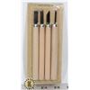 Image 1 : NEW 4PC WOOD CARVING SET