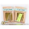 Image 1 : 2 NEW 15PACKS GOLD COLORED SPARKLE GLUE STICKS