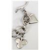 Image 3 : Sterling Silver Playing Card Suit Charm Bracelet