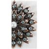 Image 2 : Vintage Copper, Pearl, and Enamelware Pin