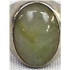 Image 3 : Sterling Jade Ring, Size 7