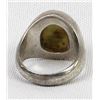 Image 6 : Sterling Jade Ring, Size 7