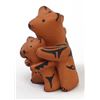 Image 1 : Jemez Black on Red Pottery Bear Storyteller