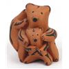 Image 2 : Jemez Black on Red Pottery Bear Storyteller