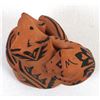 Image 8 : Jemez Black on Red Pottery Bear Storyteller