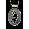 Image 2 : Navajo Sterling Shadow Box Necklace