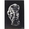 Image 2 : Scratchboard Art Cat Print