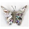 Image 1 : Mexican Abolone Shell Butterfly Pin