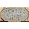 Image 1 : G.T. CARTER GENERAL STORE SIGN - REPRO