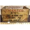 Image 1 : C.I.L. WOODEN AMMO BOX - 14IN X 9.5IN X 7.5IN