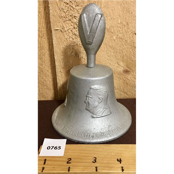 WORLD WAR TWO BRITISH ALUMINUM VICTORY BELL