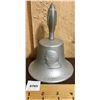 Image 3 : WORLD WAR TWO BRITISH ALUMINUM VICTORY BELL
