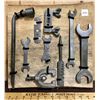 Image 1 : LOT OF 9 - ANTIQUE TOOLS ON DISPLAY BOARD