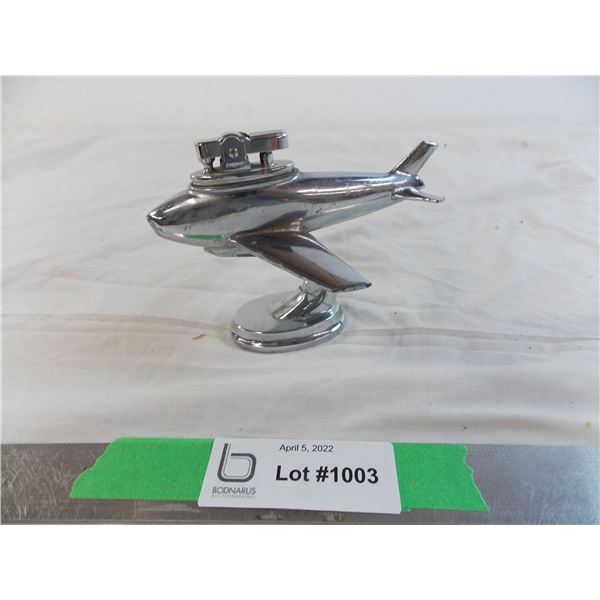 Airplane Tabletop Lighter - chrome