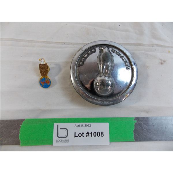 Case Steering Wheel cap + pin