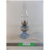 Image 1 : Light Blue Oil Lamp - with shade