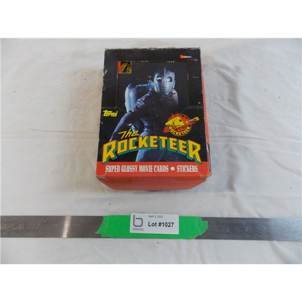 The Rocketeer Movie Cards + Stickers - sealed packs in full box