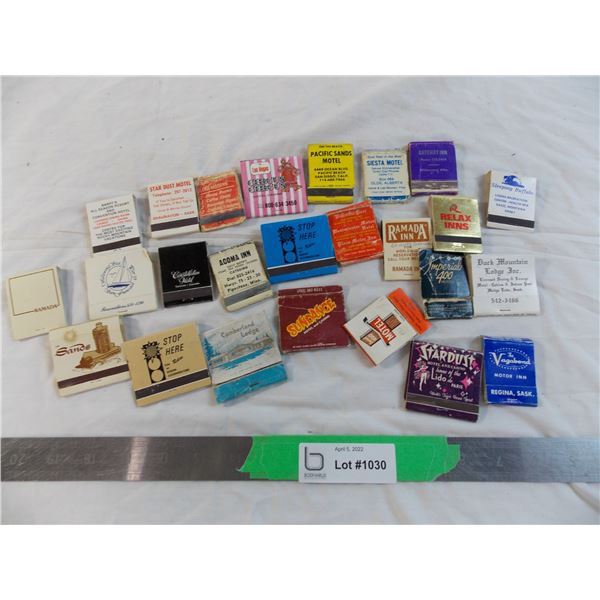 (25) variety of matchbooks